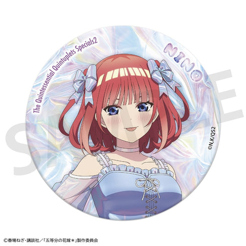 『五等分の花嫁*』おおきなキラキラ缶バッジ 中野二乃